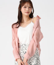 画像をギャラリービューアに読み込む, レーストリミングキャミソール/MM628202 (ホワイト)