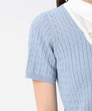 画像をギャラリービューアに読み込む, シャツレイヤードケーブルリボンニット/MM628301 5