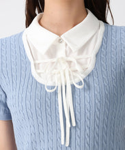 画像をギャラリービューアに読み込む, シャツレイヤードケーブルリボンニット/MM628301 4