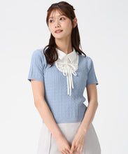 画像をギャラリービューアに読み込む, シャツレイヤードケーブルリボンニット/MM628301 1