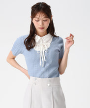 画像をギャラリービューアに読み込む, シャツレイヤードケーブルリボンニット/MM628301 22