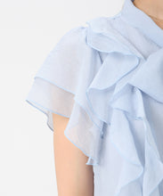 画像をギャラリービューアに読み込む, ボウタイフリルシアーラメブラウス/MM628115 5