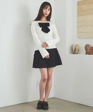 画像をギャラリービューアに読み込む, 取り外し配色リボンカーデトップス/TT518312