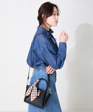 画像をギャラリービューアに読み込む, スカーフ付き2wayハンドバッグ/BA-252