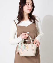 画像をギャラリービューアに読み込む, スカーフ付き2wayハンドバッグ/BA-252