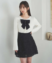 画像をギャラリービューアに読み込む, 取り外し配色リボンカーデトップス/TT518312