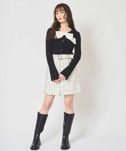 画像をギャラリービューアに読み込む, 取り外し配色リボンカーデトップス/TT518312