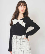 画像をギャラリービューアに読み込む, 取り外し配色リボンカーデトップス/TT518312