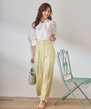 画像をギャラリービューアに読み込む, ベルト付きカラーワイドパンツ/TT517309