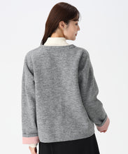 画像をギャラリービューアに読み込む, 【WEB限定】配色ニットカーディガン/TT558401