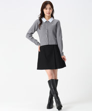 画像をギャラリービューアに読み込む, 襟付きケーブルカーディガン/TT548409