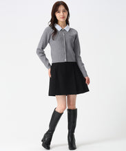 画像をギャラリービューアに読み込む, 襟付きケーブルカーディガン/TT548409