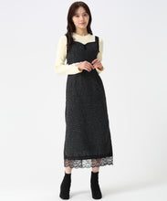 画像をギャラリービューアに読み込む, ツイードレーストリミングジャンスカ/TT547417