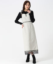 画像をギャラリービューアに読み込む, ツイードレーストリミングジャンスカ/TT547417