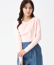 画像をギャラリービューアに読み込む, ドレープデザインニット/TT558305