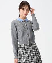 画像をギャラリービューアに読み込む, 襟付きポケットカーディガン/TT548401