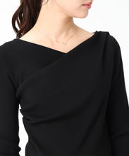 画像をギャラリービューアに読み込む, ドレープデザインニット/TT558305