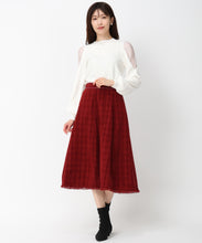 画像をギャラリービューアに読み込む, ツイードフレアスカート/MM447202