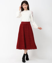 画像をギャラリービューアに読み込む, ツイードフレアスカート/MM447202