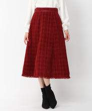 画像をギャラリービューアに読み込む, ツイードフレアスカート/MM447202