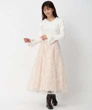 画像をギャラリービューアに読み込む, エンブロイダリーフレアスカート/MM447216