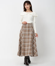 画像をギャラリービューアに読み込む, ロービングチェックAラインスカート/MM447212