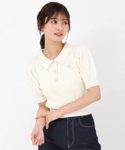 画像をギャラリービューアに読み込む, 【WEB限定アイテム】ケーブル刺繍ポロニット/MM558304