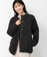 画像をギャラリービューアに読み込む, キルティングノーカラーダウンジャケット/MO43D04