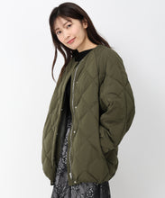 画像をギャラリービューアに読み込む, キルティングノーカラーダウンジャケット/MO43D04