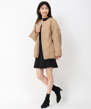 画像をギャラリービューアに読み込む, キルティングノーカラーダウンジャケット/MO43D04
