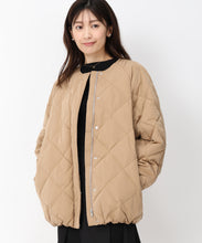 画像をギャラリービューアに読み込む, キルティングノーカラーダウンジャケット/MO43D04