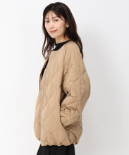 画像をギャラリービューアに読み込む, キルティングノーカラーダウンジャケット/MO43D04