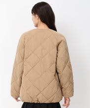 画像をギャラリービューアに読み込む, キルティングノーカラーダウンジャケット/MO43D04
