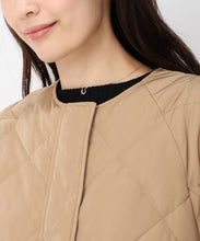 画像をギャラリービューアに読み込む, キルティングノーカラーダウンジャケット/MO43D04