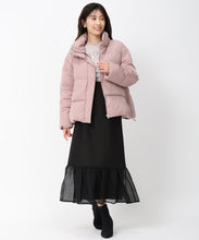 画像をギャラリービューアに読み込む, スタンドネックボリュームダウンジャケット/MO43D01