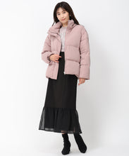 画像をギャラリービューアに読み込む, スタンドネックボリュームダウンジャケット/MO43D01