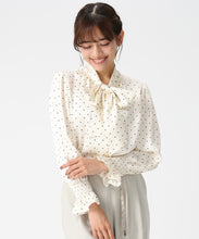 画像をギャラリービューアに読み込む, ボウタイシャーリングブラウス/MM618103