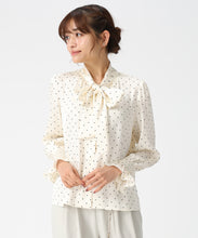 画像をギャラリービューアに読み込む, ボウタイシャーリングブラウス/MM618103