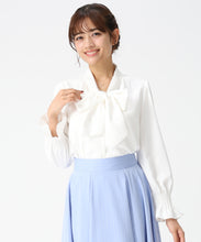 画像をギャラリービューアに読み込む, ボウタイシャーリングブラウス/MM618103