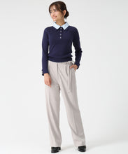 画像をギャラリービューアに読み込む, 配色シャツレイヤードニット/MM558309