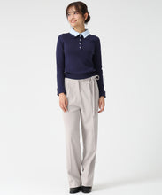 画像をギャラリービューアに読み込む, 配色シャツレイヤードニット/MM558309