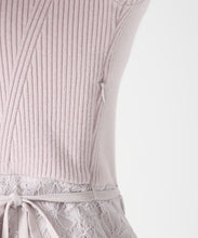 画像をギャラリービューアに読み込む, ラメレースニットドッキングワンピース/MM547405
