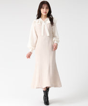 画像をギャラリービューアに読み込む, ボウタイツイードドッキンクグワンピース/TT547408