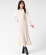 画像をギャラリービューアに読み込む, ボウタイツイードドッキンクグワンピース/TT547408