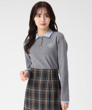 画像をギャラリービューアに読み込む, 【予約販売/11月上旬発売予定】ダブル襟ポロニット/TT548301