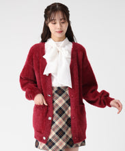 画像をギャラリービューアに読み込む, ビジュー釦ミドルカーディガン/TT548403