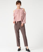 画像をギャラリービューアに読み込む, 一部店舗限定 バックリボンフリルブラウス/MM558111