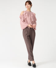 画像をギャラリービューアに読み込む, 一部店舗限定 バックリボンフリルブラウス/MM558111