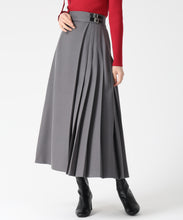 画像をギャラリービューアに読み込む, ダブルベルトアシメプリーツスカート/TT547207