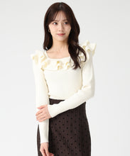 画像をギャラリービューアに読み込む, 【再入荷】フリルカラーニット/TT538311